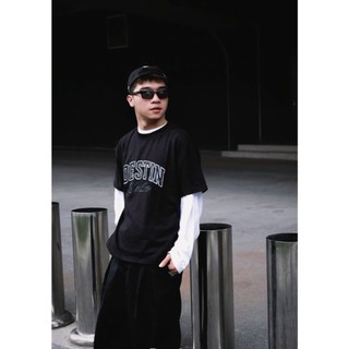 Áo Thun Local Brand DESTIN "Destin" Áo Thun Boxy Form Rộng Unisex 250Gsm Cotton