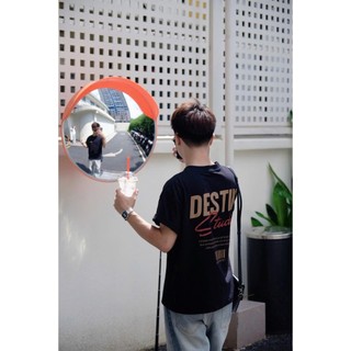 Áo Thun Local Brand DESTIN "Mã Vạch" Áo Thun Boxy Form Rộng Unisex 250Gsm Cotton
