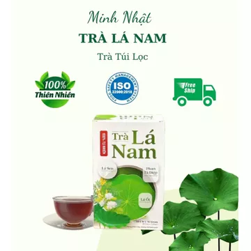 [Hàng Công Ty] Trà Lá Nam Thiên Nhiên Thành Phần: Lá Sen, Chè Vằng, Lá Ổi, Phan Tả Diệp, Hoa Nhài, Cỏ Ngọt Hộp 30 Gói* 3