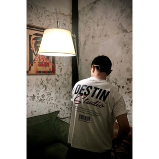 Áo Thun Local Brand DESTIN "Mã Vạch" Áo Thun Boxy Form Rộng Unisex 250Gsm Cotton