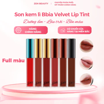 Son Kem Lì Bbia Son Lì Bbia Last Velvet Lip Tint lâu trôi dưỡng ẩm full màu