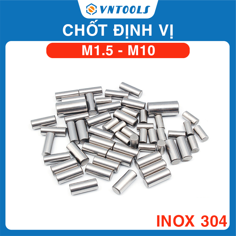 Chốt Định Vị Inox 304, Chốt Pin, Ty Định Vị | Size M1.6, M2, M3, M4, M5 ...