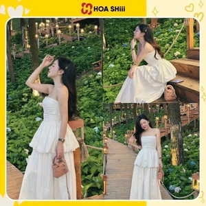 Set Váy cup ngực dáng dài Hàng 2 Lớp Siêu Xinh, Set Đồ Nữ Tiểu Thư Siêu Xinh