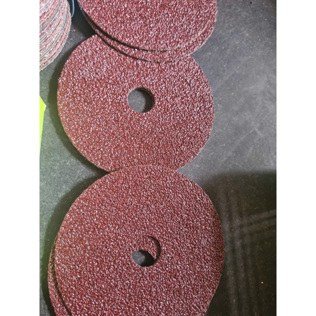 [Set 5 miếng] ĐĨA NHÁM TRÒN 100/125/150/180mm cát đỏ LỚN P-24