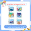 Đồ Chơi Sách Vải Montessori Giáo Dục Sớm Âm Thanh Sột Soạt, 6 Chủ Đề Cho Bé Sơ Sinh 6 tháng – 3 tuổi