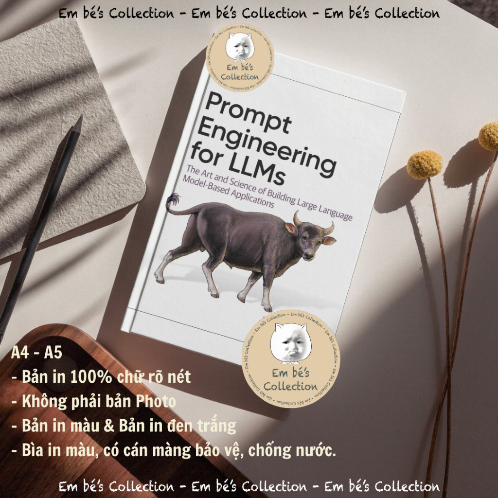 Prompt Engineering for LLMs. A4-A5. Bìa in màu cán màng | Shopee Việt Nam
