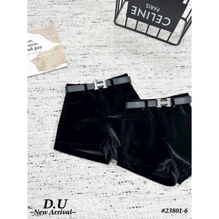 Quần Sooc Nhung Nữ Cạp Cao Kèm Đai Belt QCCC Cao Cấp