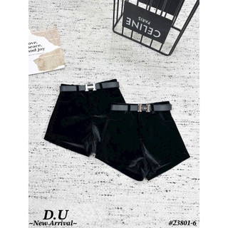 Quần Sooc Nhung Nữ Cạp Cao Kèm Đai Belt QCCC Cao Cấp