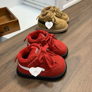 Giày thể thao cổ cao lót lông chất liệu siêu đẹp êm mềm nhẹ cho bé trai bé gái (form nhỏ tăng 0.5cm)
