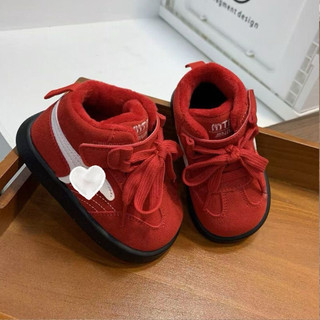 Giày thể thao cổ cao lót lông chất liệu siêu đẹp êm mềm nhẹ cho bé trai bé gái (form nhỏ tăng 0.5cm)