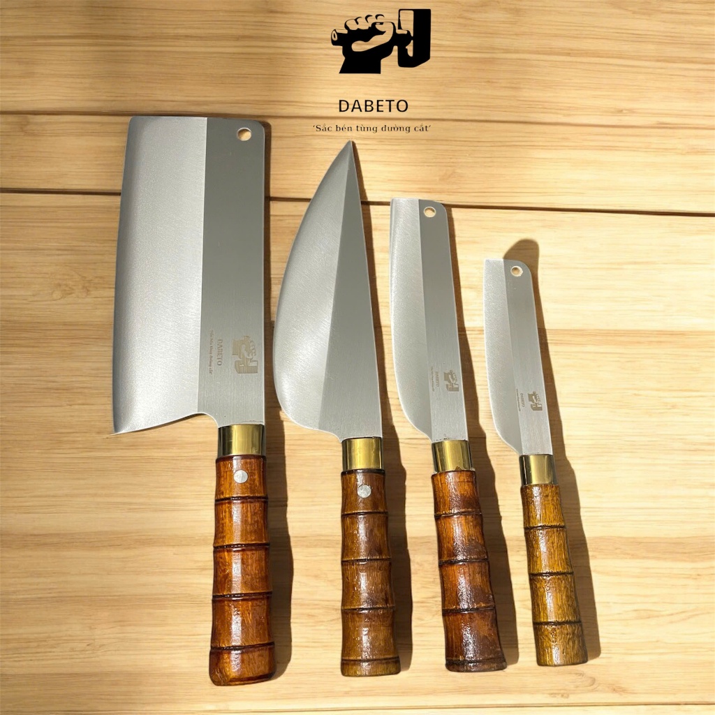 Bộ Dao Nhà Bếp Đa Năng DABETO – Sắc Bén, Bền Bỉ, Đầy Đủ Công Năng Cho Mọi Gian Bếp
