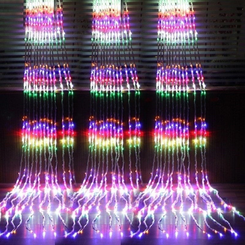 Bộ Đèn Led Mành Mưa 3M Thả 10 Sợi Dài 2M Hoặc 3M Có Đầu Nối Chống Nước ...