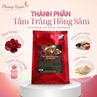 4 Gói  Tắm Trắng Hồng Sâm Chuyên Spa         .
