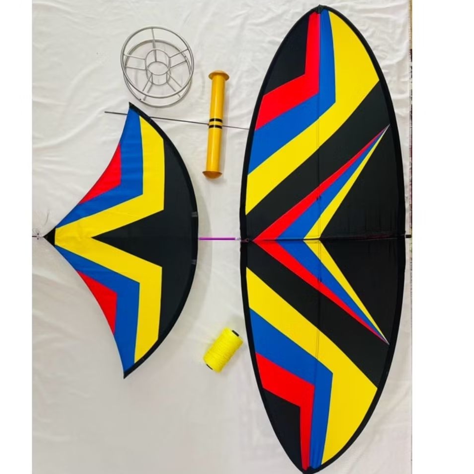 💥Combo 4 món diều 2m đuôi cá.( diều, dây, guồng, sáo đơn)💥