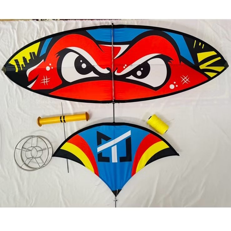 💥Combo 4 món diều 2m đuôi cá.( diều, dây, guồng, sáo đơn)💥