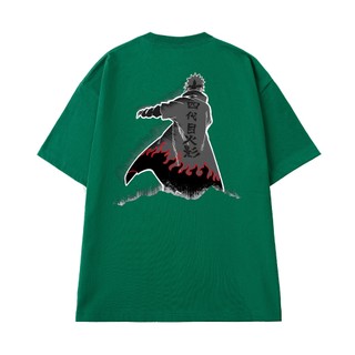 Áo Thun Anime Naruto NGỐ TEE Nhân Vật Hokage Đệ Tứ Namikaze Minato Vải Cotton 75 Thoáng Mát