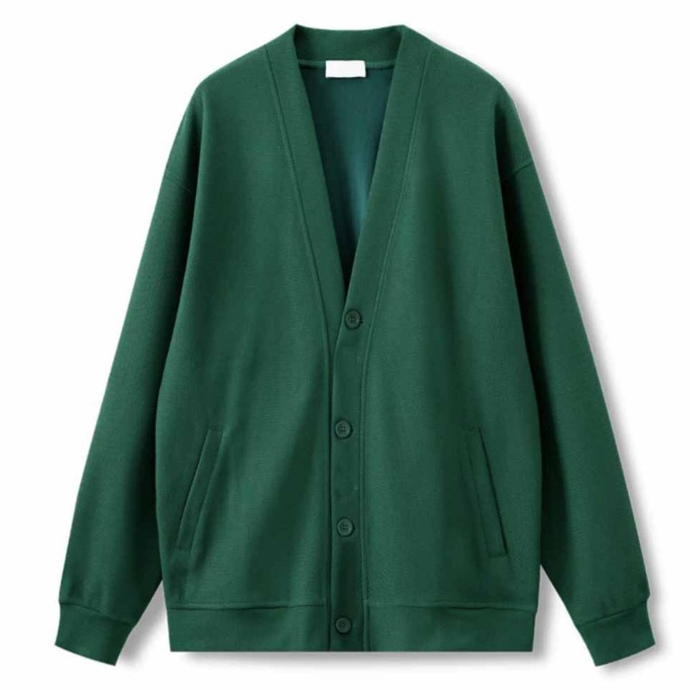 Áo khoác nỉ cardigan cổ v phối 4 cúc nam nữ trẻ trung mặc cặp đôi, áo hoodie đi nắng dài tay k1