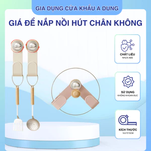 Giá Để Nắp Nồi Hút Chân Không Có Thể Điều Chỉnh Kích Thước Dễ Dàng Lắp Đặt, Kệ Để Nắp Nồi Nhà Bếp Tiện Lợi【Bán chạy】