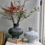 lọ hoa men mộc atlantic phong cách retro wabisabi cắm hoa decor trang trí quà tặng gốm Bát Tràng cao cấp