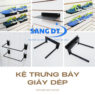 MÓC KỆ TRƯNG BÀY GIÀY THỂ THAO, KỆ GIÀY CHỮ U LOẠI CÀI RÃNH CAO CẤP CHỐNG GỈ SÉT