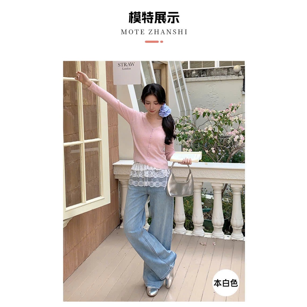 Đai Váy Ren Tầng Quấn Eo Thời Trang Hàn Quốc 2 Màu Trắng Đen – Phụ Kiện Mix Croptop Quần Jean Ulzzang Style Hàn Quốc