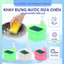 Khay đựng nước rửa chén có nút bấm tiện lợi kèm miếng rửa bát hộp chứa nước rửa chén dung dịch rửa tay có vòi tiện lợi