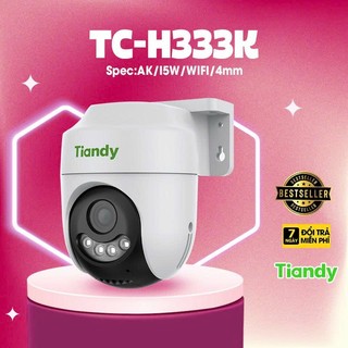 Camera Tiandy trong nhà / ngoài trời TC-H333K 3MP | Xoay 360 độ | Đàm thoại | Chính hãng bảo hành 3 năm