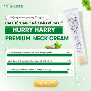 Kem Dưỡng Trắng Da Vùng Cổ Miccosmo Hurry Harry Premium Neck Cream 40g