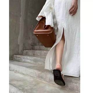 𝗢𝗿𝗶𝗼𝗻 - |LY LINEN| - Chân váy linen 2 lớp xẻ sau