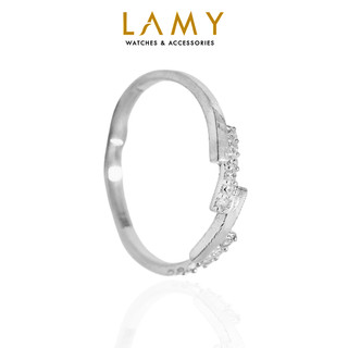 Nhẫn bạc nữ LAMY Shiny Crystal Ring Silver 8325 - Nhẫn bạc ta cao cấp