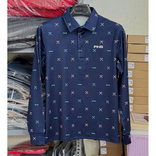 Áo golf dài tay ping nhiều màu vải thun lạnh size châu âu