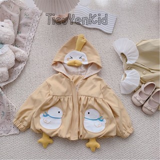 Quần áo trẻ em, Áo khoác kaki cho bé hình gà vàng 9-26kg AK544 Tiểu Yến KID