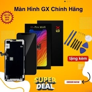 Màn Hình GX Oled Thay Thế Cho iP X/XS/XS MAX/11/11PRO/11 Promax/12/12 Pro/12 Promax/13/13 Pro/13 Promax - Chính Hãng