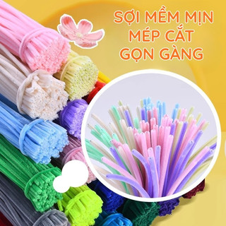 Kẽm Nhung Làm Đồ Trang Trí – Sỉ 100 Dây Kẽm Nhung Dài 30cm Phụ Kiện Trang Trí Handmade