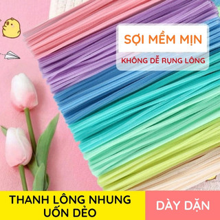 Kẽm Nhung Làm Đồ Trang Trí – Sỉ 100 Dây Kẽm Nhung Dài 30cm Phụ Kiện Trang Trí Handmade