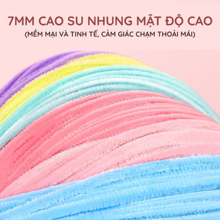 Kẽm Nhung Làm Đồ Trang Trí – Sỉ 100 Dây Kẽm Nhung Dài 30cm Phụ Kiện Trang Trí Handmade