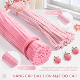 Kẽm Nhung Làm Đồ Trang Trí – Sỉ 100 Dây Kẽm Nhung Dài 30cm Phụ Kiện Trang Trí Handmade