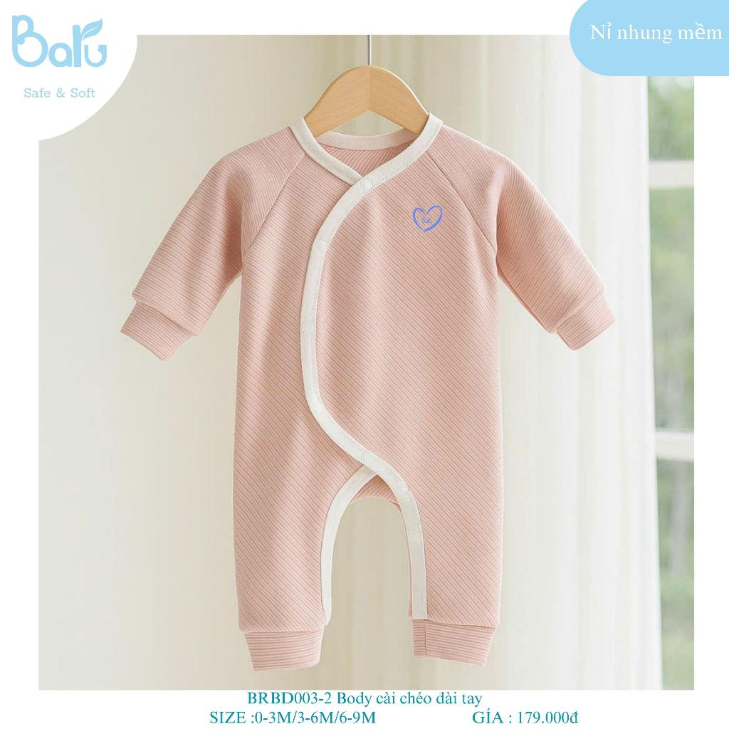 Body cài chéo dài tay BRBD003-2 .