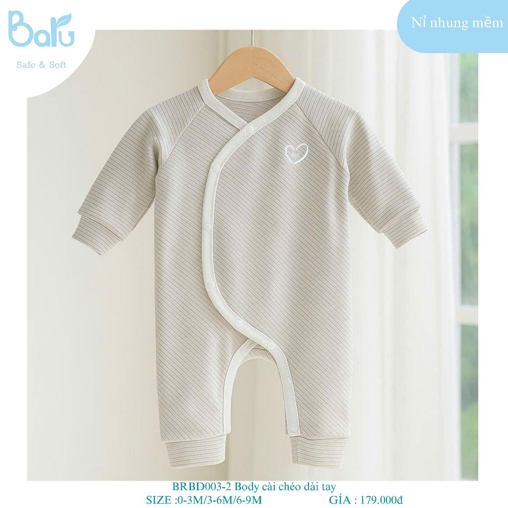 Body cài chéo dài tay BRBD003-2 .