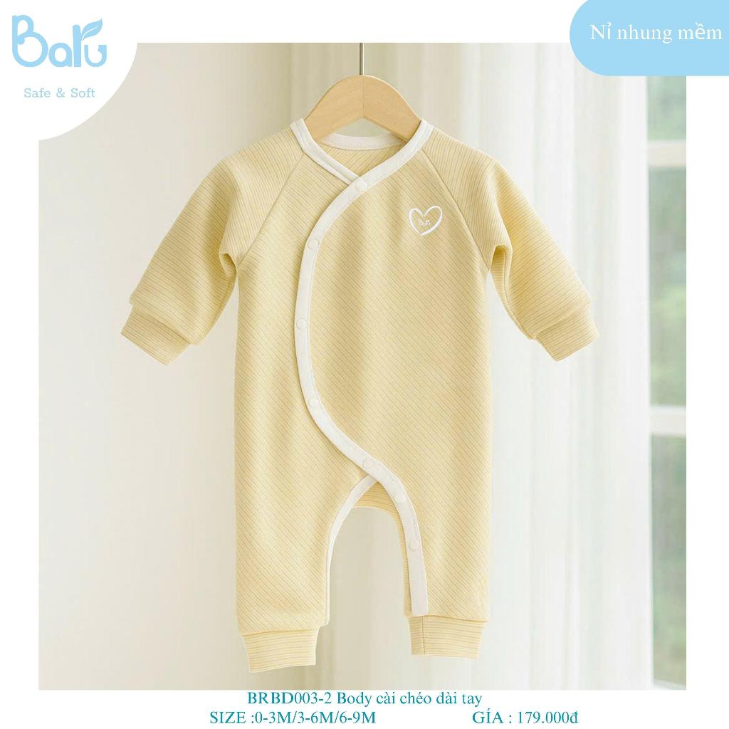 Body cài chéo dài tay BRBD003-2 .