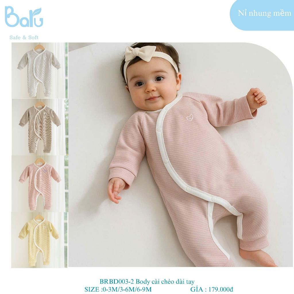 Body cài chéo dài tay BRBD003-2 .