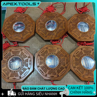 Gương Bát Quái Cầu Lồi Phong Thủy Trừ Tà - 10/13/18cm Gương Bát Quái Cửu Cung Phong Thủy ( Lồi )
