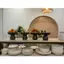lọ hoa mặt hồ ly thủy tiên men mộc atlantic trồng gừng thủy tiên để quả decor trang trí gốm Bát Tràng cao cấp