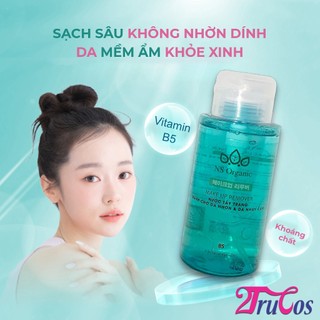 Nước Tẩy Trang NS ORGANIC Make Up Remover 300ml (Vita B5, rau má, làm sạch sâu, dưỡng ẩm da) 2Trucos