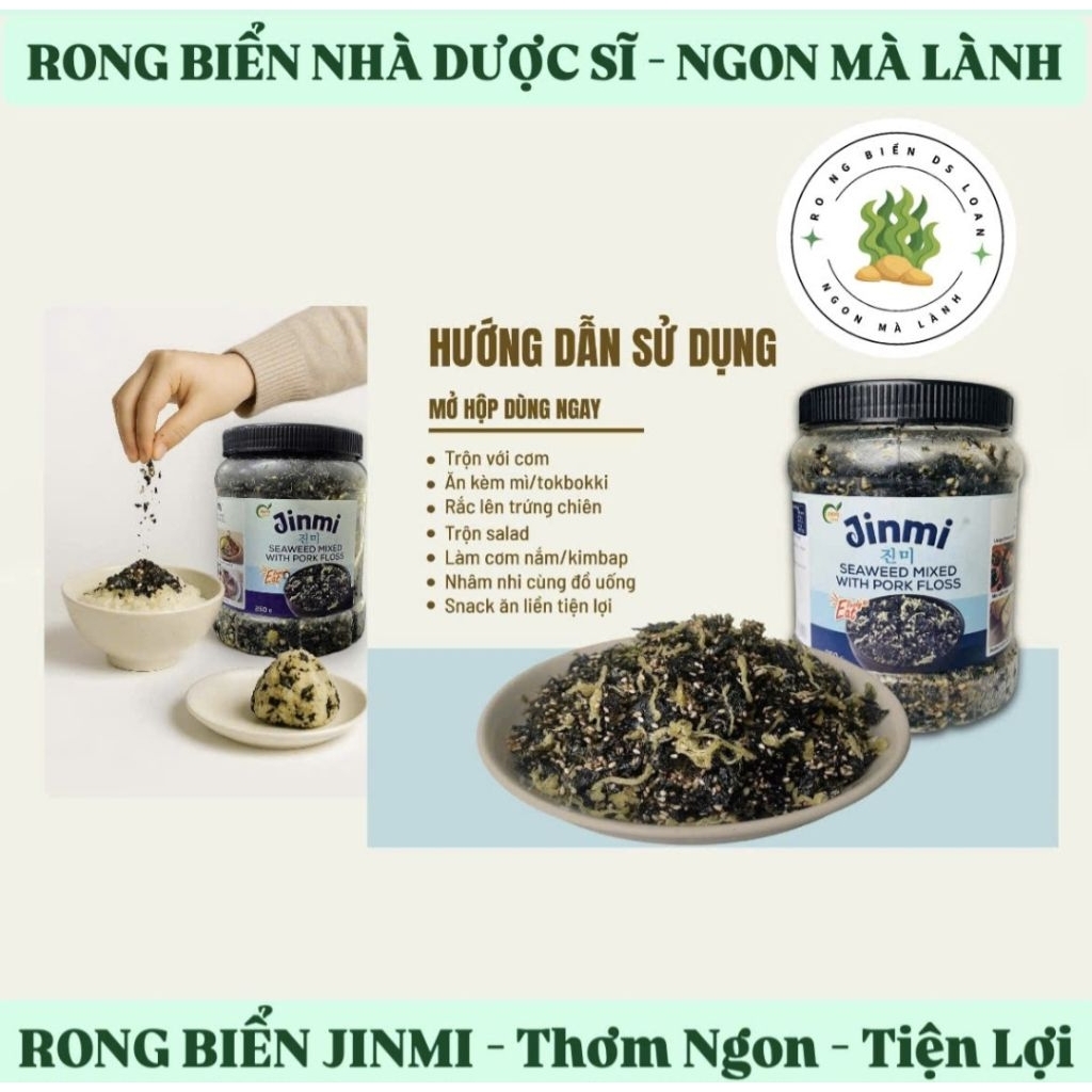 Rong biển chà bông mix heo Jinmi 250g | Shopee Việt Nam