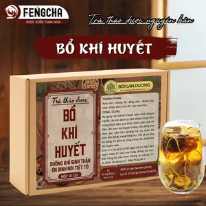 Trà bổ khí huyết nguyên vị Fengcha bồi bổ khí huyết, ổn định nội tiết tố, cải thiện kinh nguyệt