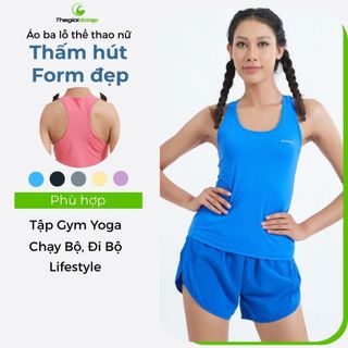 Áo sát nách nữ ICADO AT4  Áo Ba Lỗ Vải Thun Lạnh Thoáng Mát Chơi Pickleball, Tennis thegioidotap