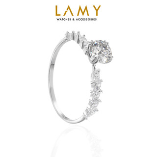 Nhẫn bạc LAMY Round And Marquise Tulip Ring Silver 8380- Nhẫn bạc ta cao cấp