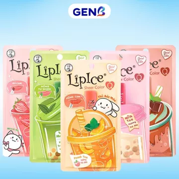 Son Dưỡng Ẩm Môi Có Màu Lipice Sheer Color Q 2.4g - Son Dưỡng Mềm Môi Có Màu, Có Mùi Tự Nhiên - GenB