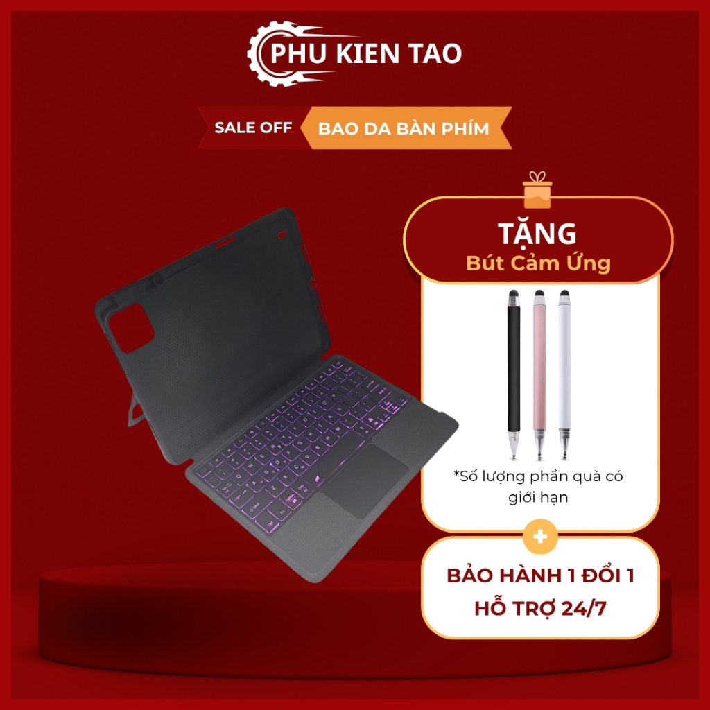 Cover Tastiera per Xiaomi Redmi Pad Pro 12.1/Xiaomi poco pad 12.1 Pollici | Keyboard Touchpad Magnetico Staccabile, Italiano QWERTY, Custodia